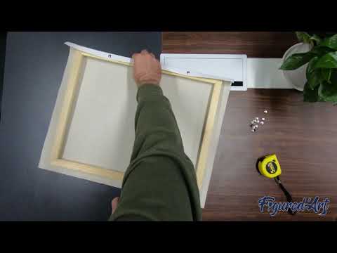 Paint by Numbers How to Stretch your Canvas on a DIY Wooden Frame