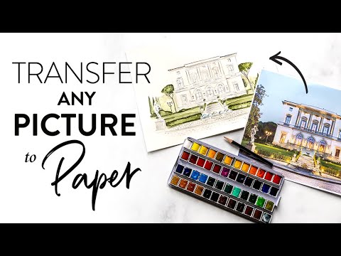 Art Hack How to QUICKLY transfer ANY image to paper