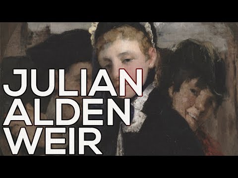 Julian Alden Weir A collection of 158 paintings HD