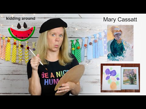 Learn about Mary Cassatt and Impressionism in this Masterpiece Monday lesson from Kidding Around