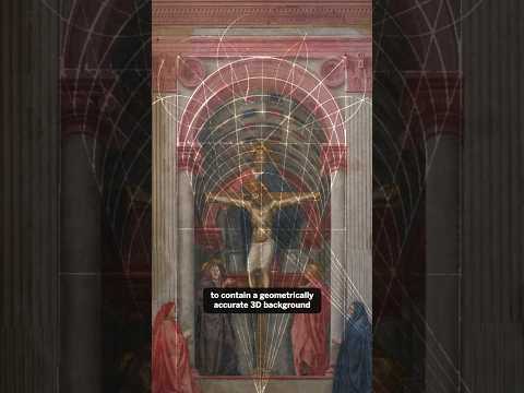The geometrically accurate 3D background of Masaccio39s Holy Trinity is unique for Renaissance art