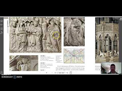 Nicola Pisano Formella della Presentazione al Tempio Pisa