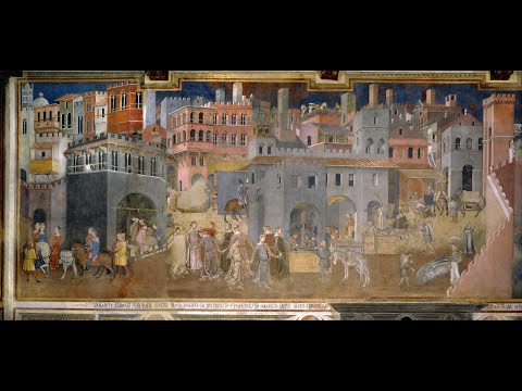 The Allegory of Good and Bad Government  Ambrogio Lorenzetti