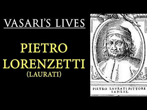 Pietro Lorenzetti  Vasari Lives of the Artists
