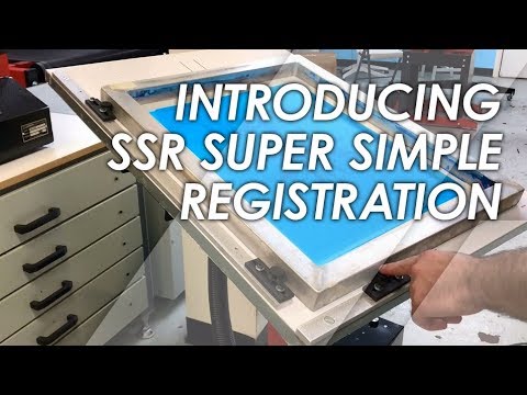 Super Simple Registration System Screen Printing Machine Overview
