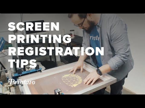 5 Tips For Registering Your Screens  Screen Printing Tutorial