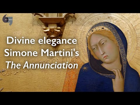 Divine elegance Simone Martini39s The Annunciation