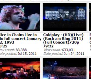 full concert