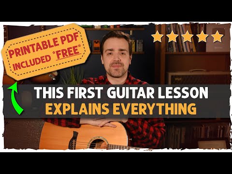 Your First Guitar Lesson  Play A Song on Day 1