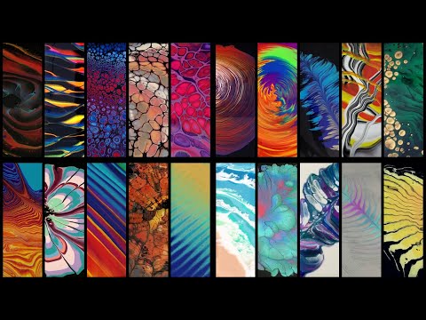 20 Different Acrylic Pouring Techniques  Abstract Fluid Art  Music
