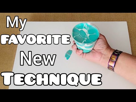  THIS IS IT My Favorite New Acrylic Pouring Technique I39m Speechless amp You Will Be Too