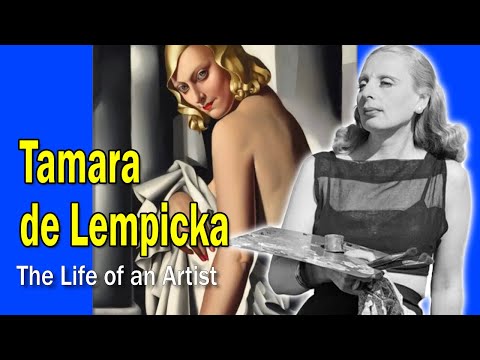 Tamara de Lempicka The Trailblazing Female Artist of Art Deco Eroticism  Art History School