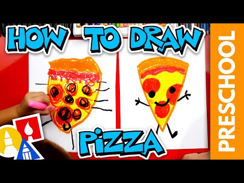 How To Draw Pizza  Preschool