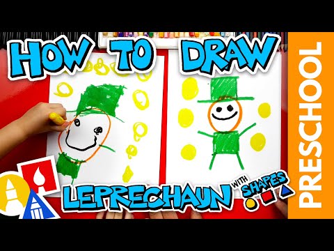 Drawing A Leprechaun Using Shapes  Preschool