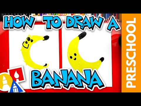 How To Draw A Banana  Preschool