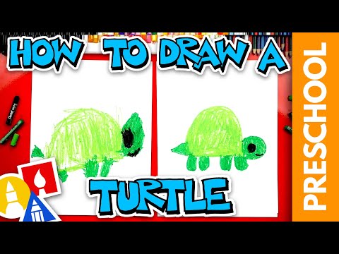 How To Draw A Turtle  Preschool