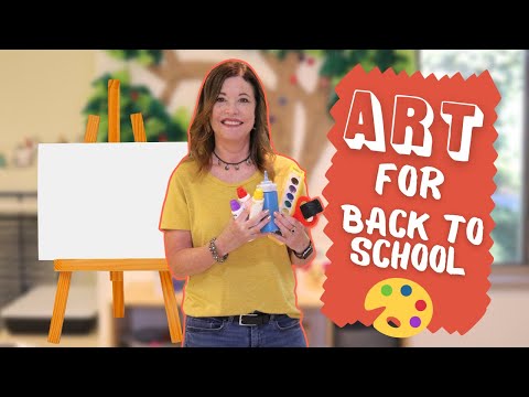 Introducing Art During Back to School With Toddlers and Preschoolers