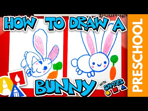 Drawing A Bunny With Shapes  Preschool