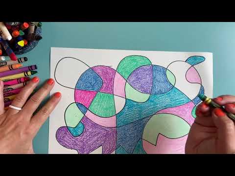 Scribble Drawing Art Lesson for Kids