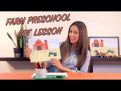 Farm Preschool Art Lesson