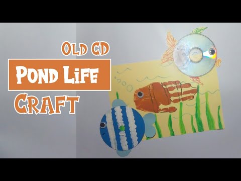 Pond Fish Art Projects for Preschool  Crafts for Kids  Old Cd Craft