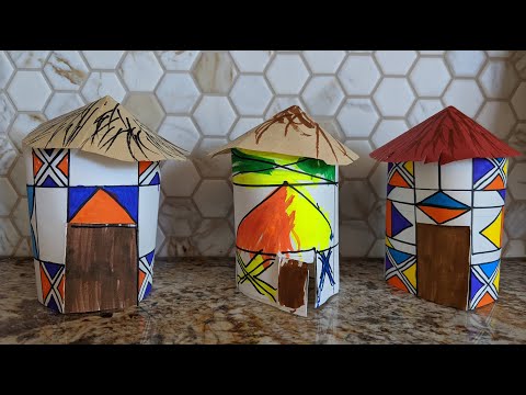African Art Ndebele House Art Project For Kids