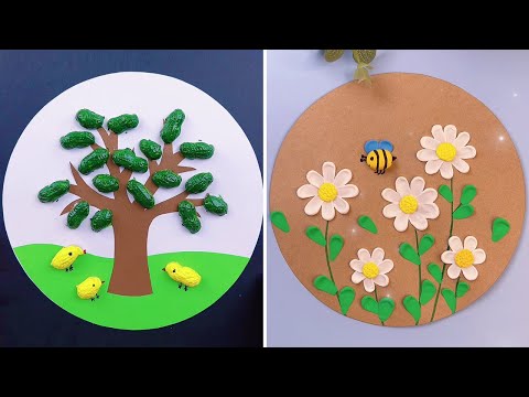 10 Easy Creative Craft Ideas for Kids to Do at Home  Fun Crafts that you can make DIY