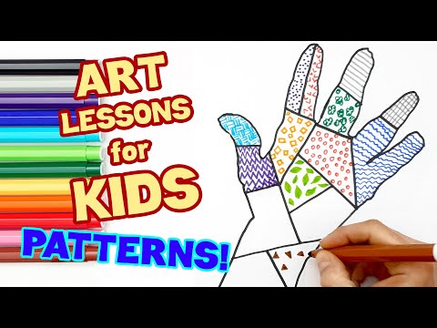 LEARN TO DRAW PATTERNS ART LESSONS FOR KIDS