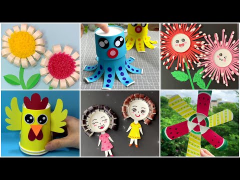 Paper Cup Art amp Craft Project For All Ages  Kids Craft Ideas  DIY Home Decoration