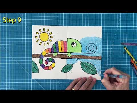 How to Draw Chameleon