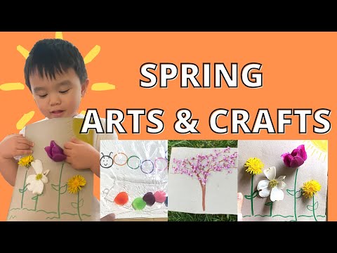 Spring Arts and Crafts  Spring Themed Activities for Kids