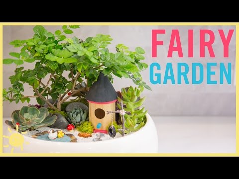 DIY  How To Make A Fairy Garden