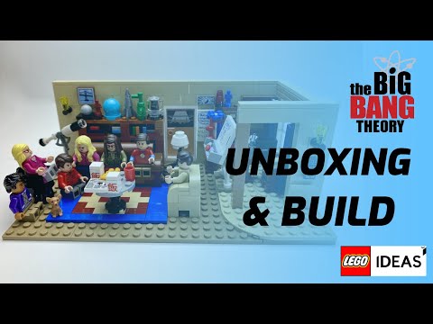 Lego Ideas The Big Bang Theory Set 21302 Unboxing and Building