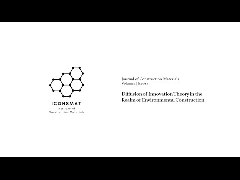 Diffusion of Innovation Theory in the realm of environmental construction