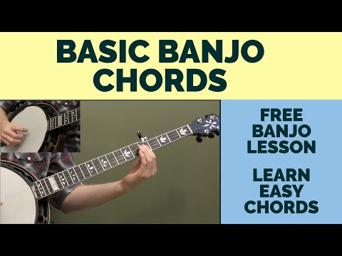 Free Banjo Lesson Basic Banjo Chords