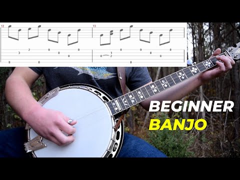 Beginner Banjo Lesson  Boil Them Cabbage Down