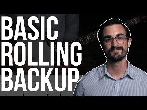 Basic Rolling Backup 44 and 34  Bluegrass Banjo Lesson