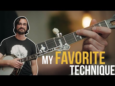 My FAVORITE Banjo Technique  Bluegrass Banjo Lesson