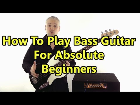 Beginner Bass Guitar Lesson 1  Absolute Basics NEW Better Version Available  Check InfoCard