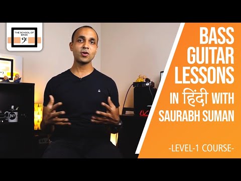 Bass guitar lessons in  with Saurabh Suman Level1 Course