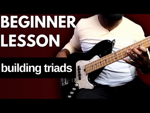 How to Build Triads For Bass Guitar  Beginner Lesson