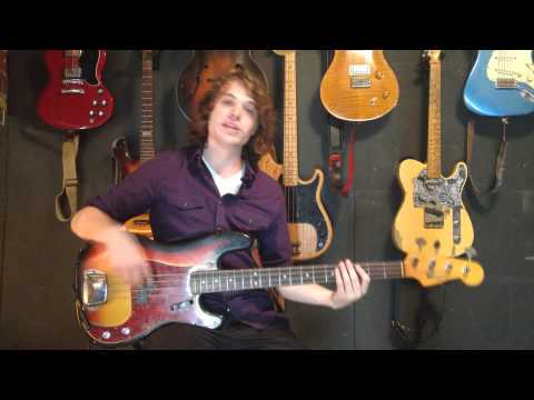 First Bass Guitar Lesson  Ricky Horton  Absolute Beginners 