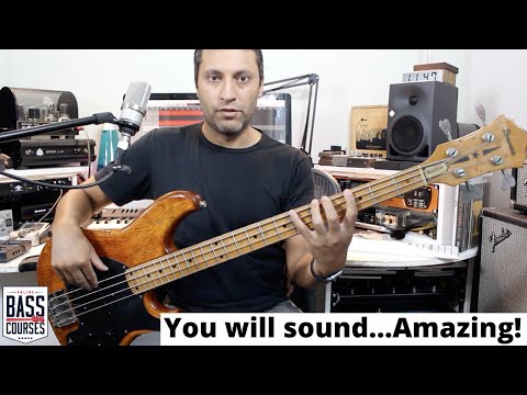 Play A Slow Blues  Easy Bass Guitar Tutorial