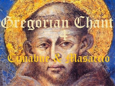 GREGORIAN CHANT 4  Offertoria  Early music Alte Music Paintings by CIMABUE amp MASACCIO