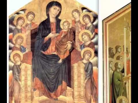 Comparisons of Cimabue and Giotto