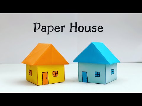 How To Make Easy Paper House For Kids  Nursery Craft Ideas  Paper Craft Easy  KIDS crafts