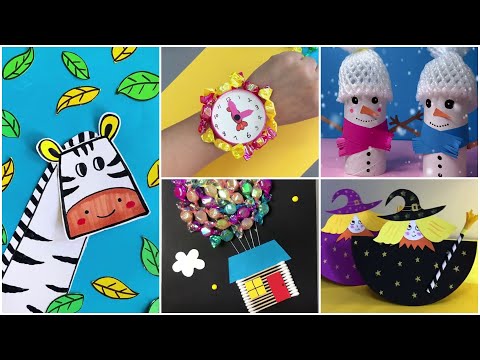 Amazing Craft Ideas for Kids to Make at Home  Super Easy DIY Crafts that ANYONE Can Make