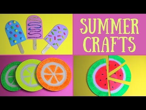 Easy Summer Crafts for Kids  Summer Craft Ideas