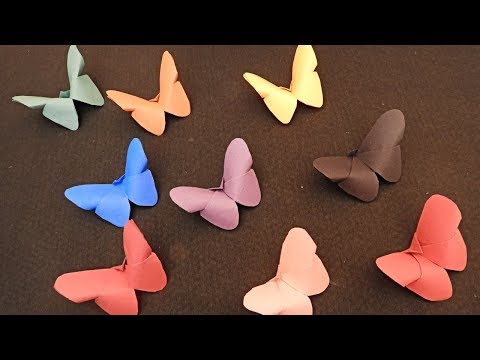 How To Make Paper Butterfly  Easy Paper Butterfly  No Glue Craft Ideas For Kids