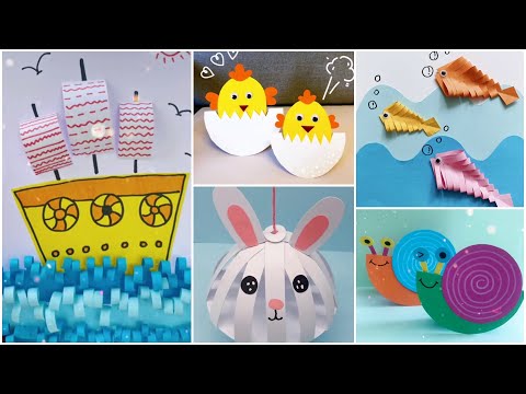 Simple Craft Ideas for School Projects  Kids Craft Ideas  Best Paper Crafts for Kids Ideas